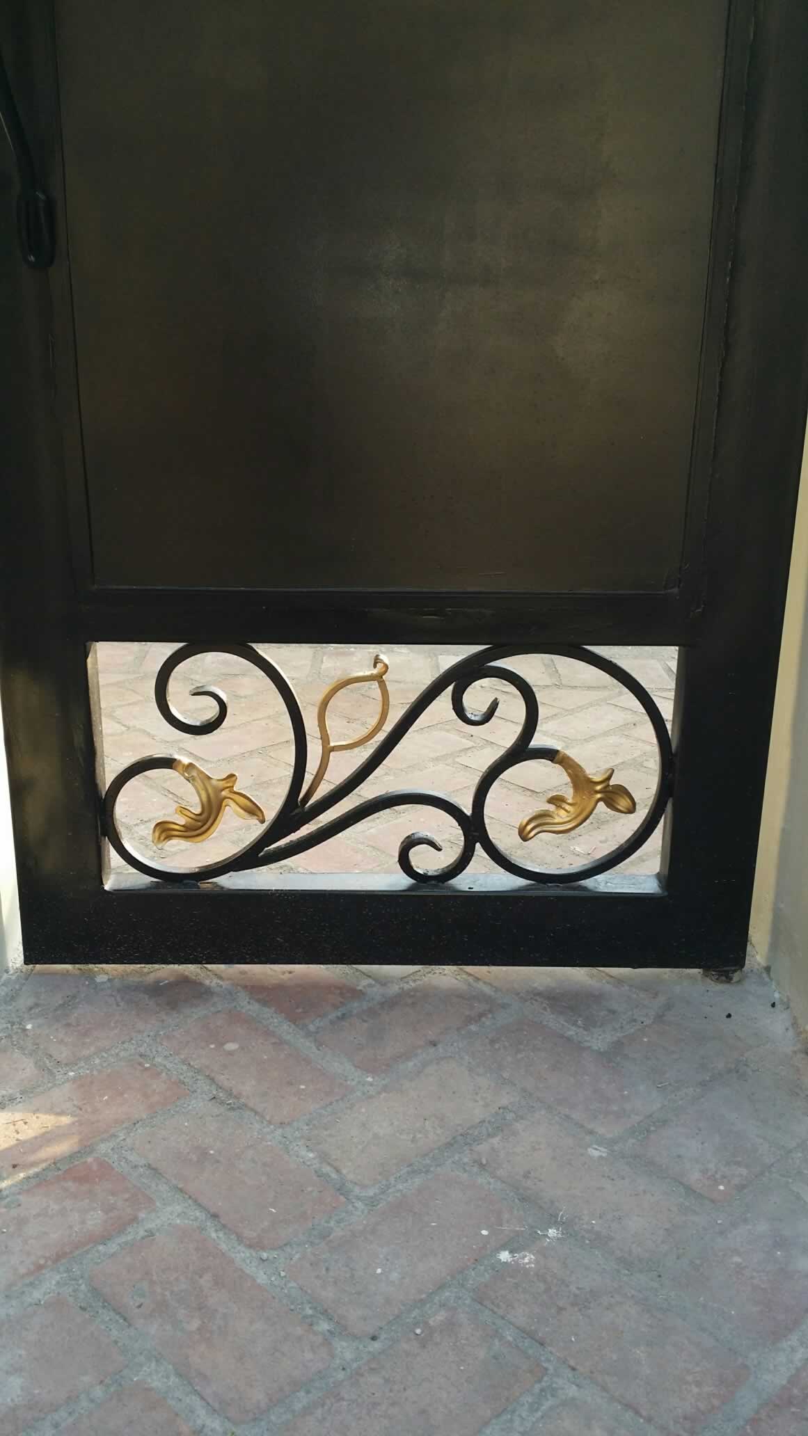 Wought Iron Entrance Gate, Pedestrian Gate. Wought Iron Entrance Gate, Pedestrian Gate.