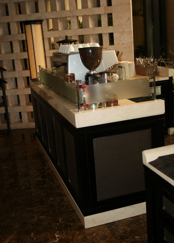 Counter Top Glass in stainless frame Counter Top Glass in stainless frame