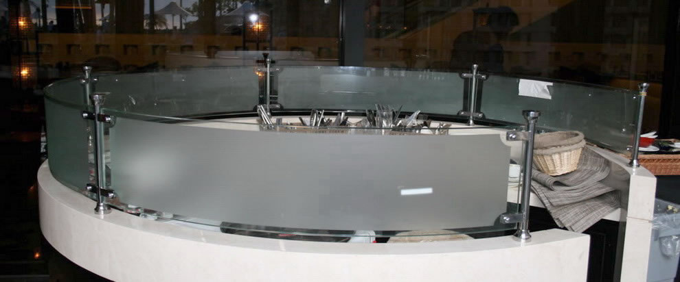 Counter Top Curved Glass Counter Top Curved Glass